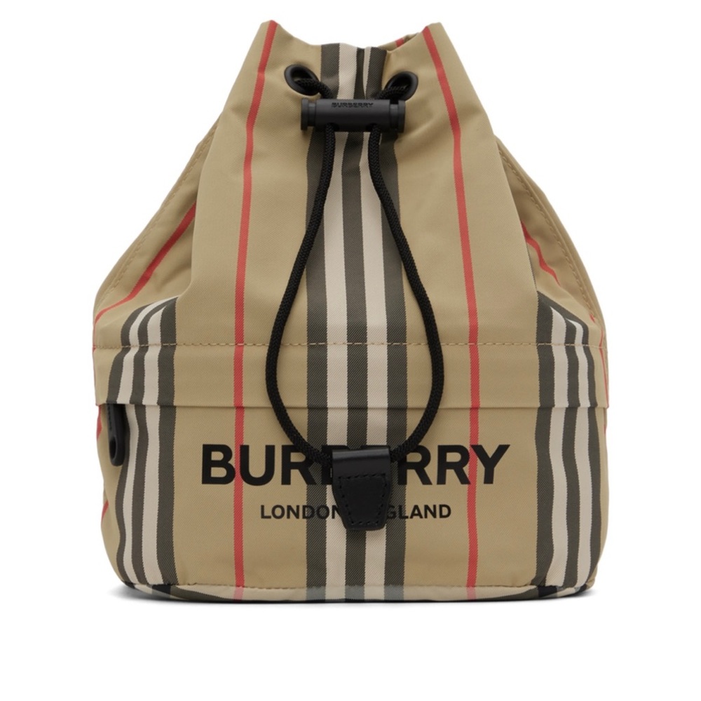 Authentic burberry bucket bag